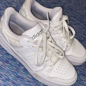 white adidas